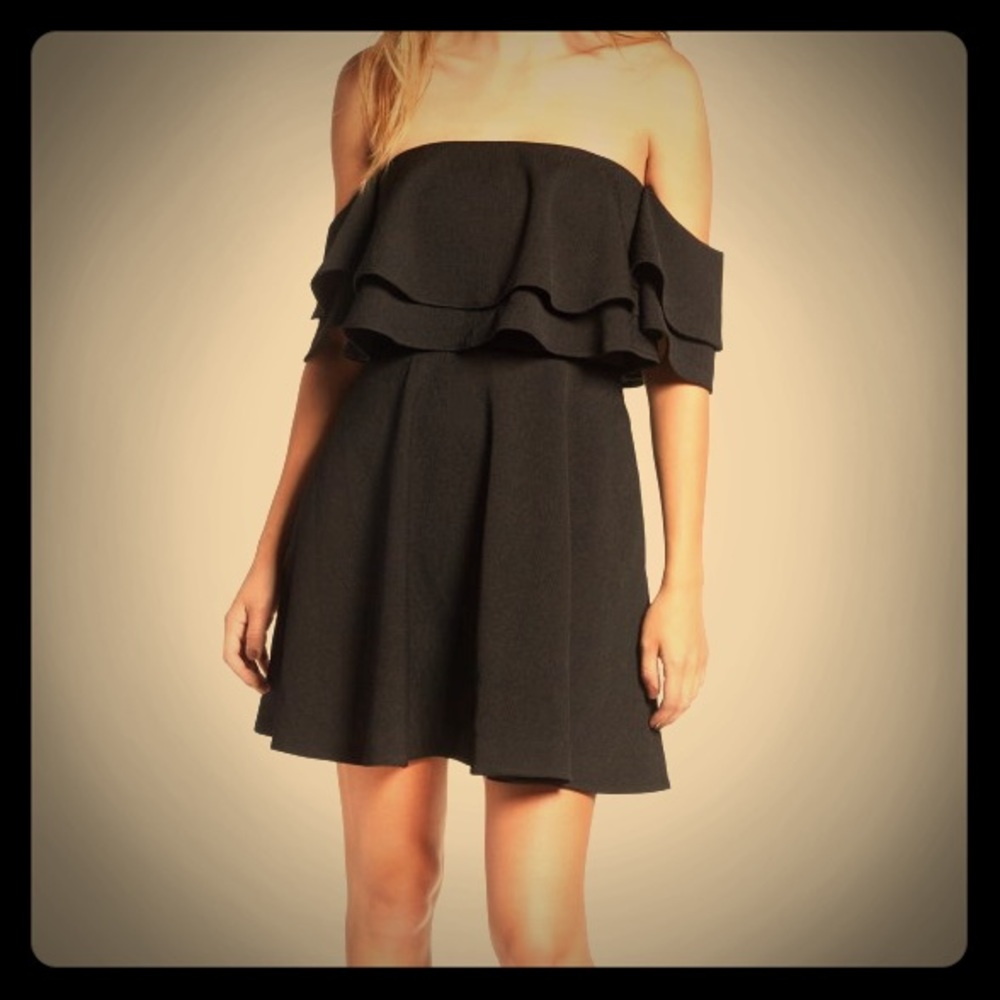 NWT Saks Fifth Avenue Keepsake Two Fold Mini Dress